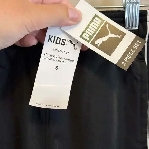 Puma Track Pants Black 5 NWT - Picture 4 of 5